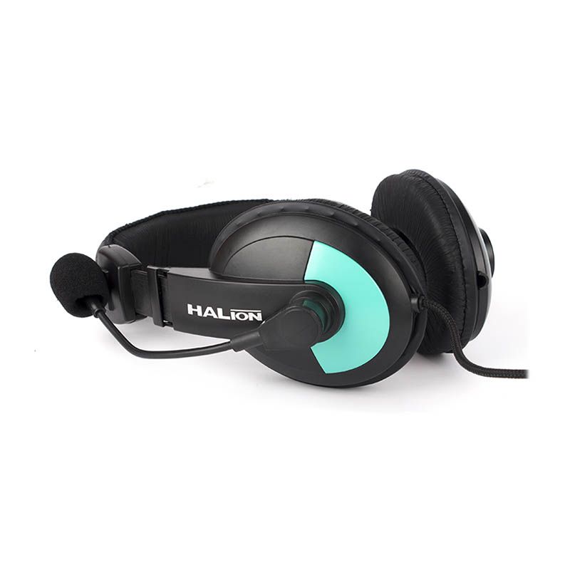 MICROFONO AURICULAR HALION HA-305 VERDE C-MIC (2)