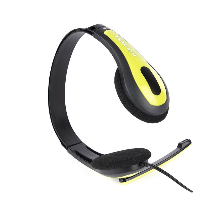 MICROFONO AURICULAR HALION T-50 AMARILLO C-MIC (1)