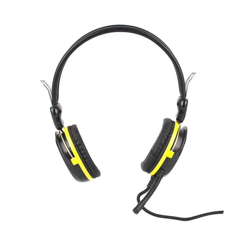 MICROFONO AURICULAR HALION T21 NEGRO-AMARILLO (4)
