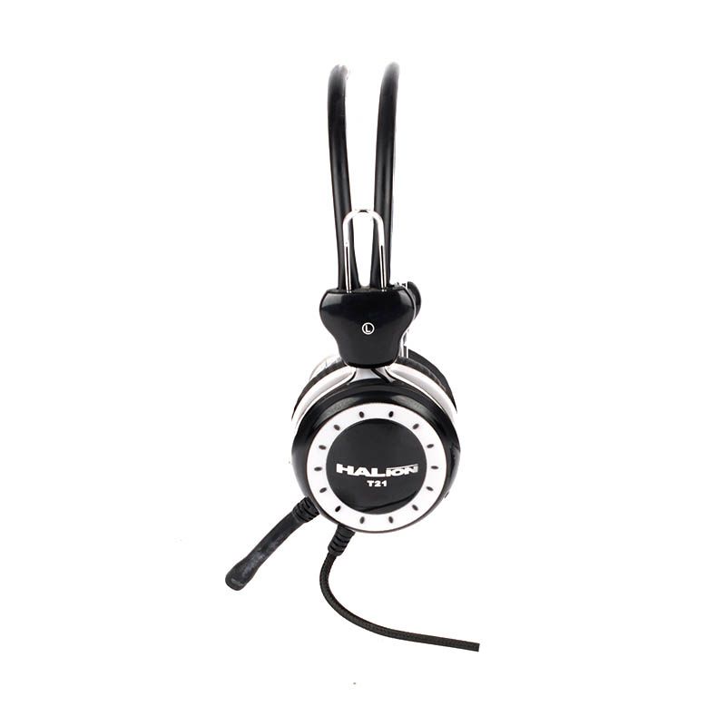 MICROFONO AURICULAR HALION T21 NEGRO-BLANCO (3)